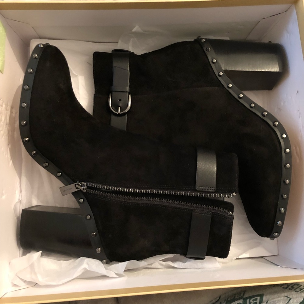 Michael Kors Livvy suede ankle boots